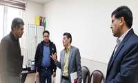 بازدید سرزده معاون توسعه دانشگاه علوم پزشکی از مدیریت امور پشتیبانی و رفاهی