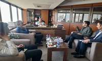 دیدار دکتر عادلی معاون توسعه مدیریت و منابع دانشگاه علوم پزشکی لرستان  با  مهندس ساکی مدیرکل دفتر توسعه فیزیکی و طرح های عمرانی وزارت بهداشت و درمان