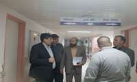 گزارش بازدید معاون توسعه مدیریت و منابع دانشگاه از بیمارستان ابن‌سینا نورآباد